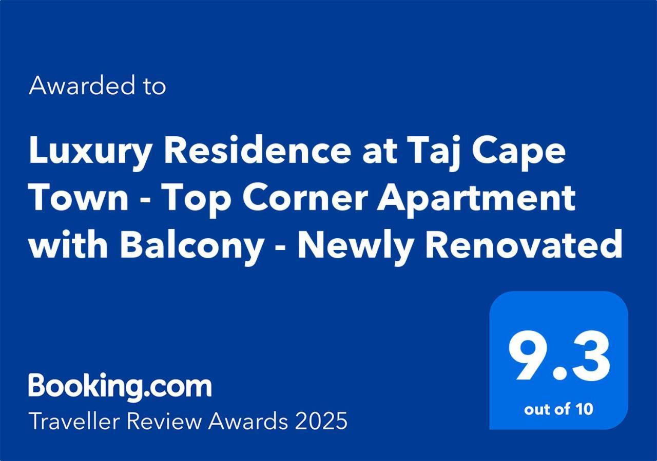 Luxury Residence At Taj Cape Town - Top Corner Apartment With Balcony - Newly Renovated Екстер'єр фото